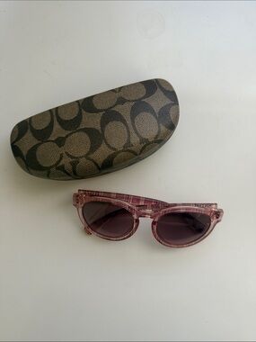 Coach Pink Cat-Eye Sunglasses